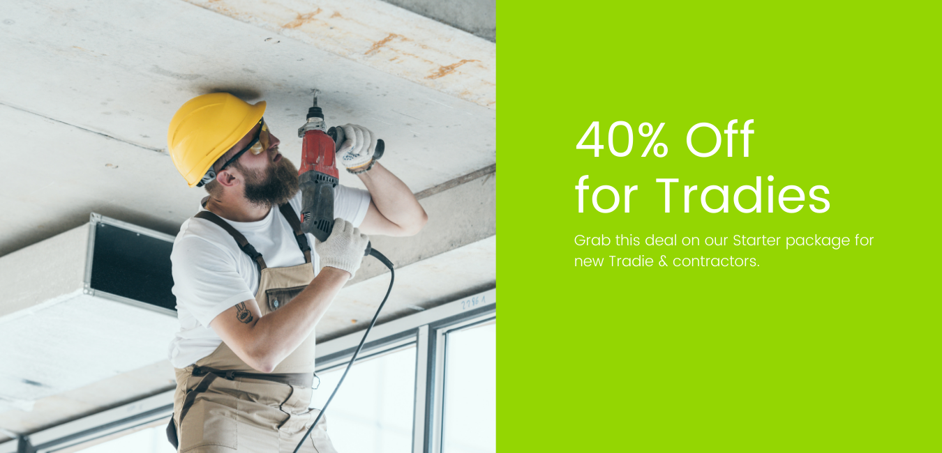 40% off for Tradies
